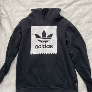 Adidas Originals Black Logo Hoodie Size M